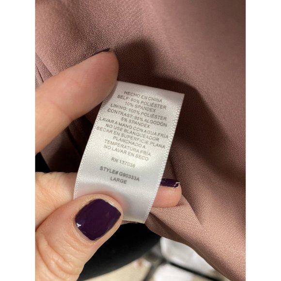 Paper Crane Women’s Color Block Bomber Jacket Size Large - Picture 4 of 10